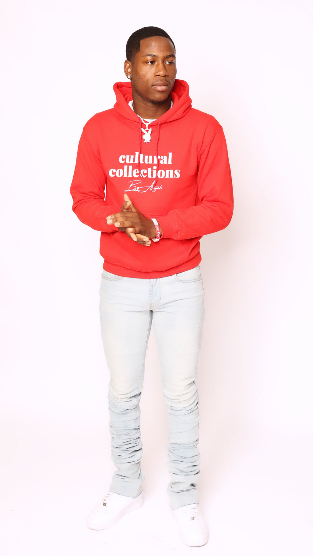 Red Logo Hoodie