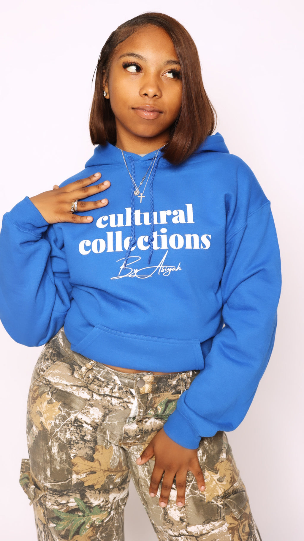 Blue Logo Hoodie