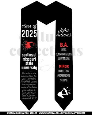 Classic Custom Graduation Stole