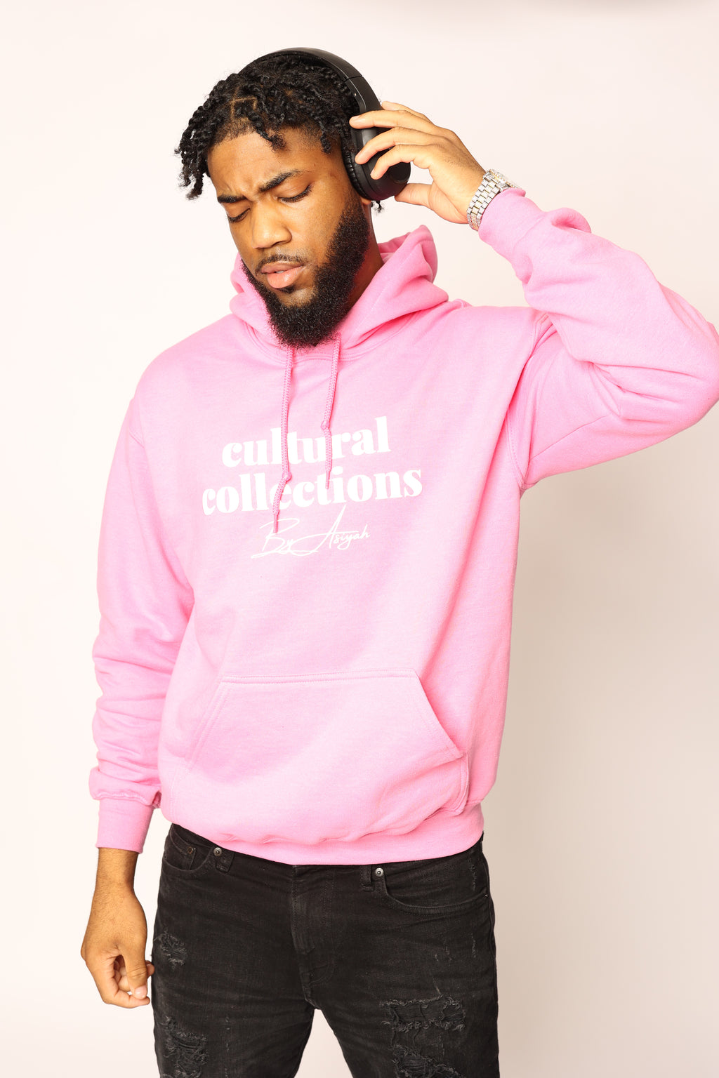 Pink Logo Hoodie