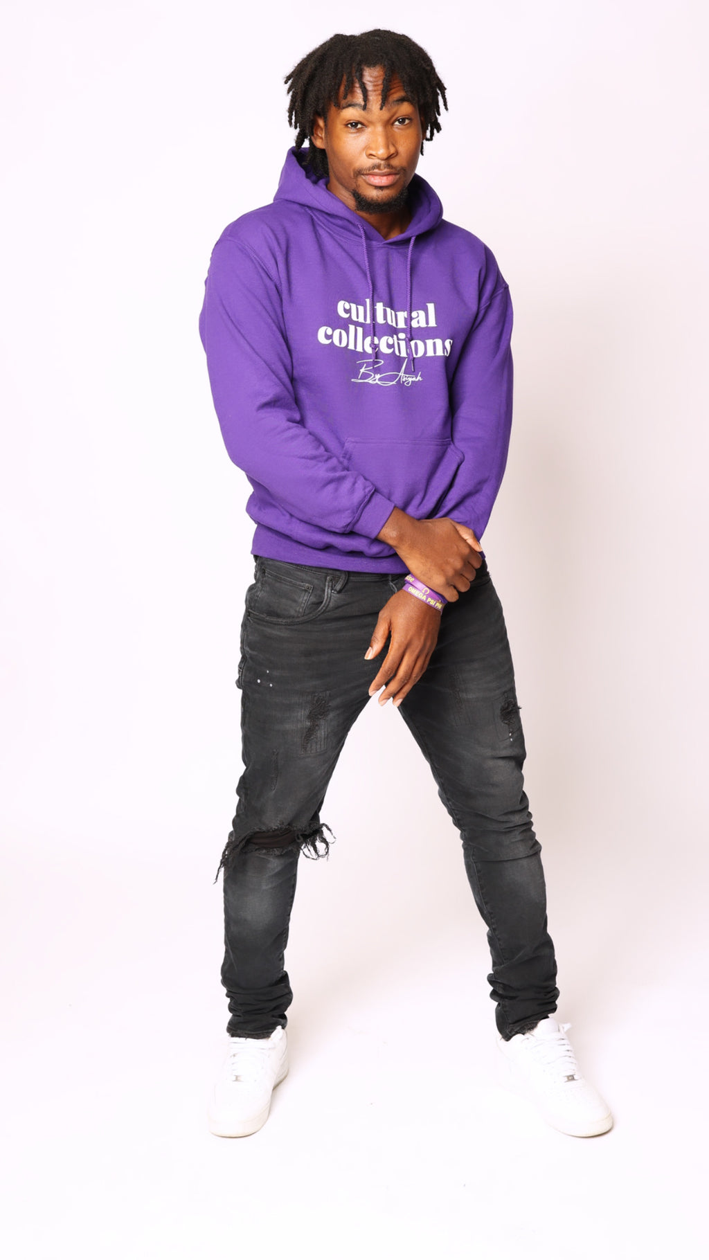 Purple Logo Hoodie
